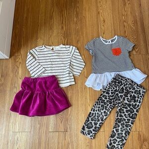 Cute fall 4 piece bundle sZ 12 months for babygirl
